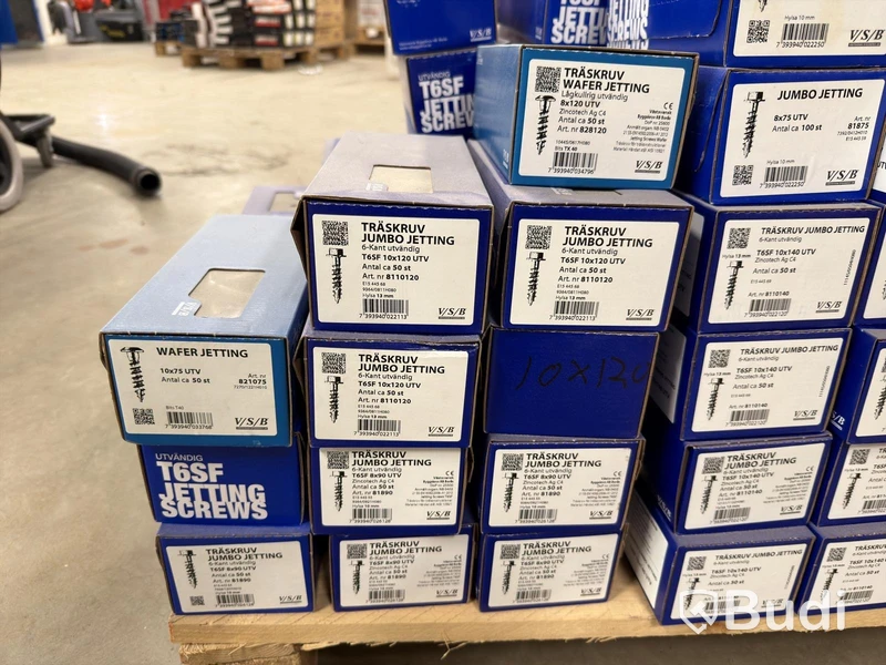 Träskruv Jumbo Jetting / T6SF – Stort parti