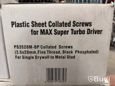Bandskruv MAX Super Turbo Driver – Stort parti – Flera dimensioner (28–41mm)