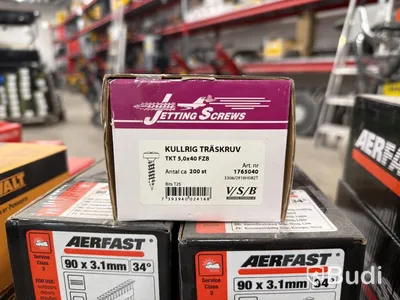 Blandpall spik, skruv & klammer – Senco, Aerfast, Würth, Dewalt m.fl