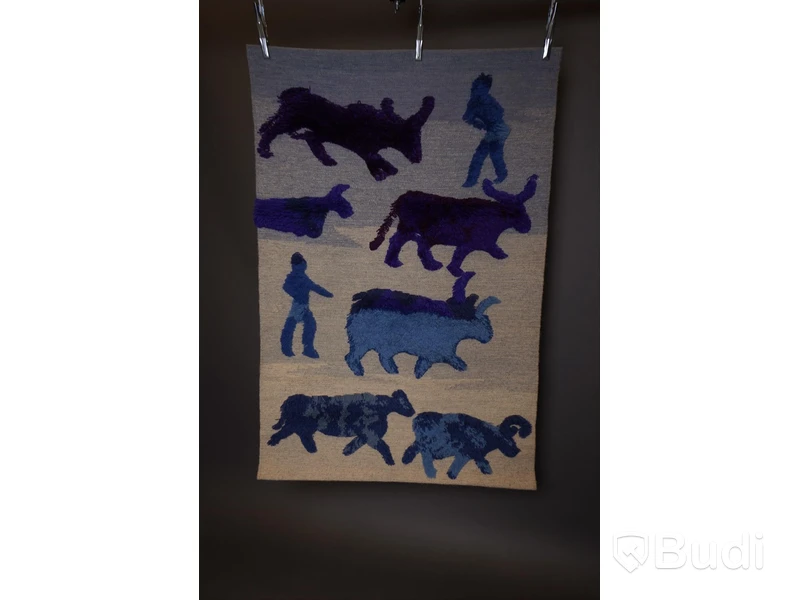Handvävd matta, 100x150 cm