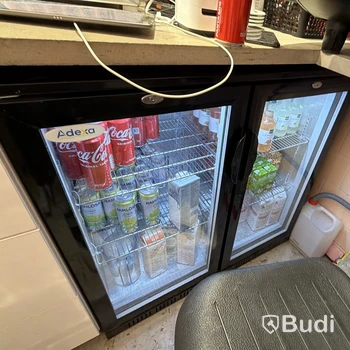 Kylbänk Adexa med dubbla glasdörrar