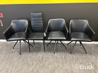6 st. fåtöljer WidaXL, inkl. stol