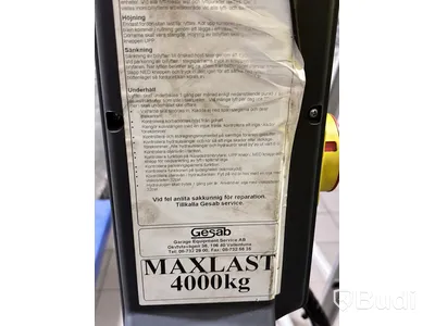 4-pelarlyft med Hjulinställningsmaskin