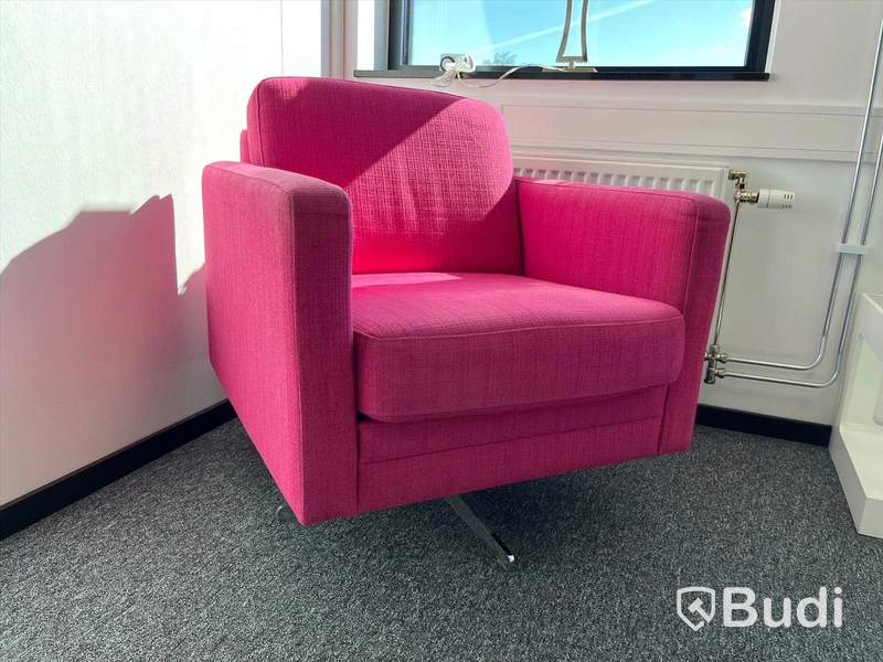 Snurrfåtölj rosa/lila