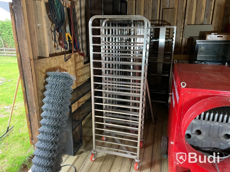 Rullvagn Runex Z-typ med ø100 mm hjul, 600x400 mm, 18 gejder
