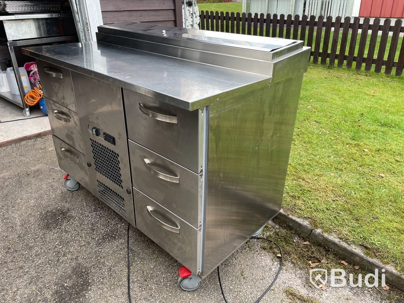 Kylbänk Inox Baltic KTL-1206_PINCHOS, 230V, kylränna