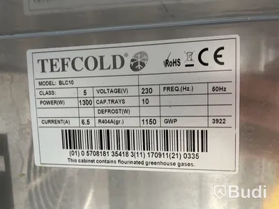 TEFCOLD BLC10 snabbkyl 10 GN 1/1