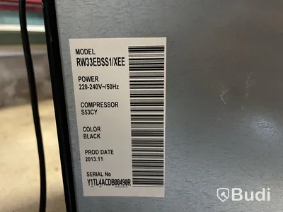 Vinkyl Samsung RW33EBSS1/XEE, svart, 33 st flaskor