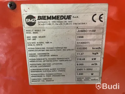 Värmeaggregat Jumbo 115M, BM2 Arcotherm