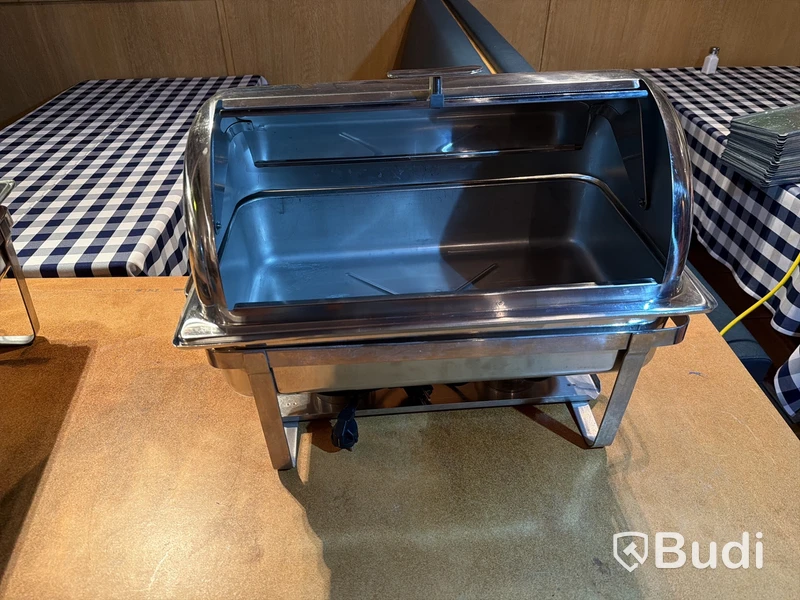 Buffépaket, 4× chafing dish med rullock, soppstation