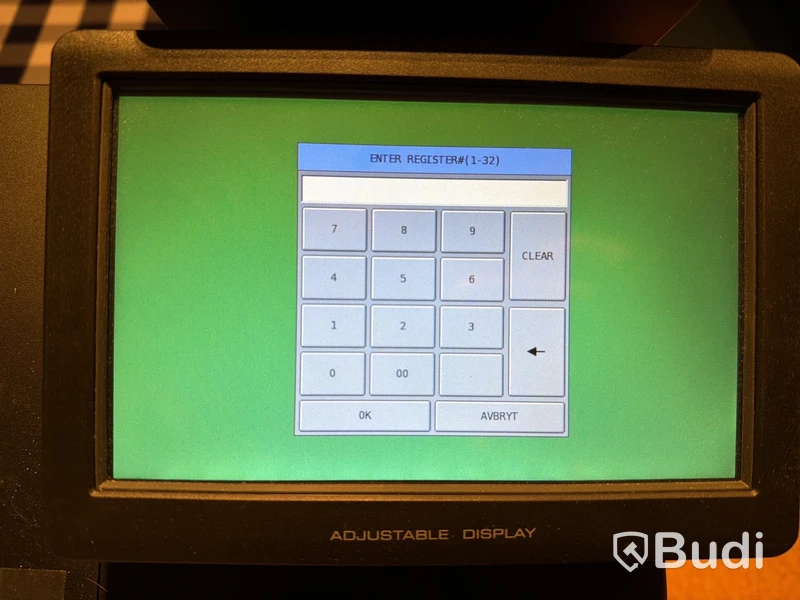 kassasystem SAM4s SPS‑530FT, touch screen, kunddisplay