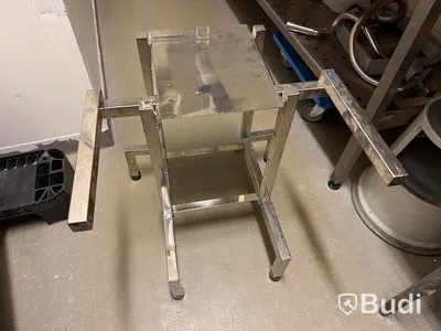 Rostfritt maskinbord/stativ, endast bordet