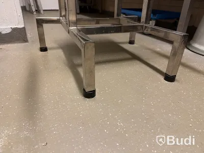 Rostfritt maskinbord/stativ, endast bordet
