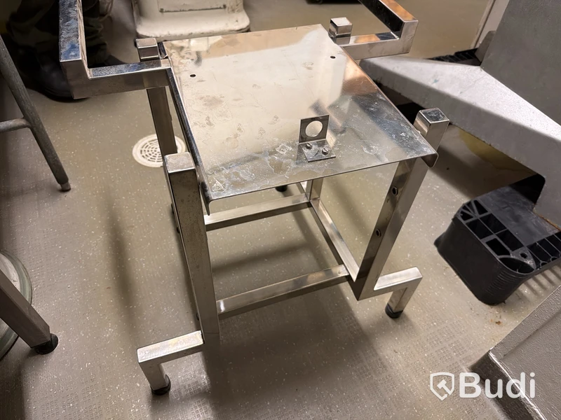 Rostfritt maskinbord/stativ, endast bordet