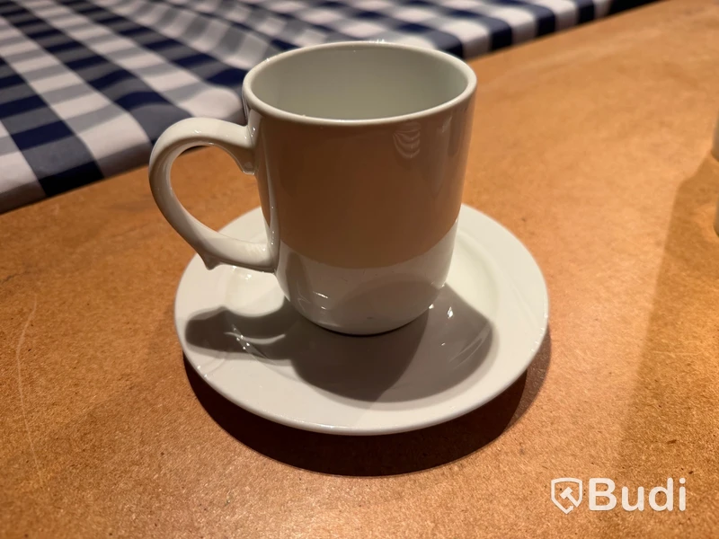 Kaffemuggar Figgjo Norway & Blocho, med fat