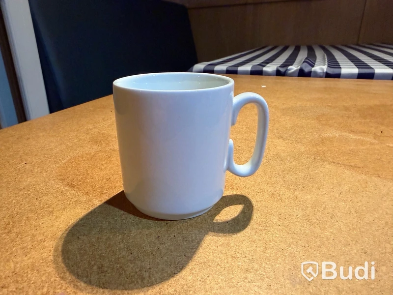 Parti kaffemuggar VEGA, vita, stapelbara