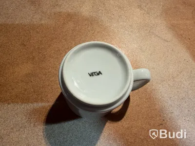 Parti kaffemuggar VEGA, vita, stapelbara