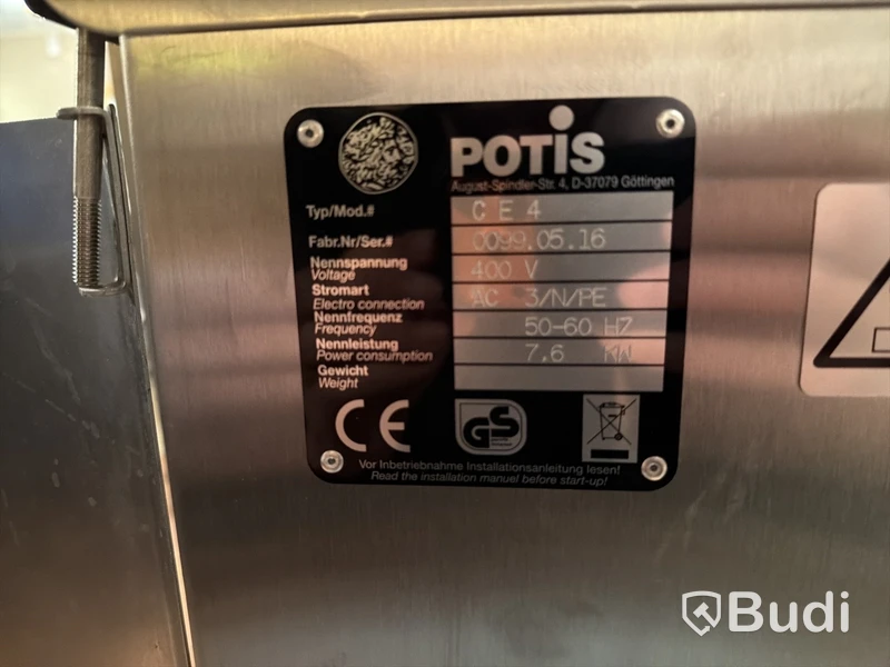 Kebab/gyrosgrill Potis CE4, 400 V