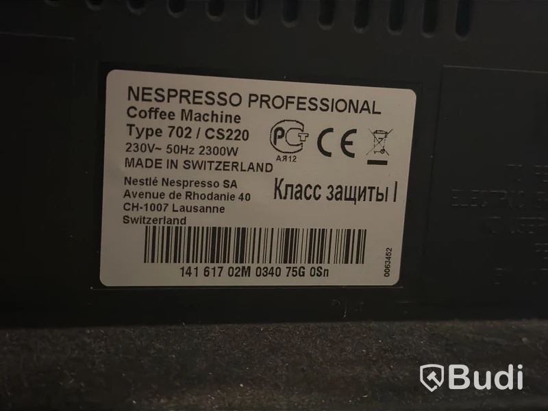 Espressomaskin, Nespresso Gemini CS220 PRO