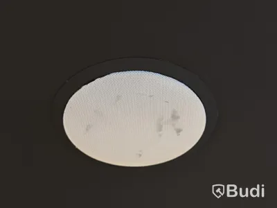 Ljudsystem med Audac COM 24 förstärkare samt 12 st högtalare för tak