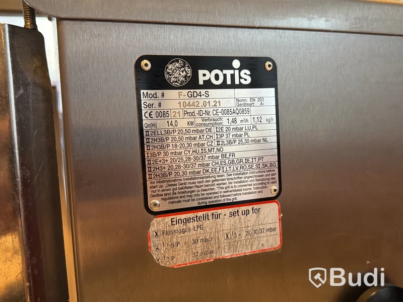 Kebabgrill, POTIS F-GD4-S