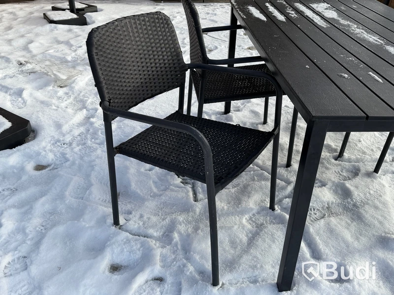 Möbler för uteservering - 6 st bord med 24 st stol