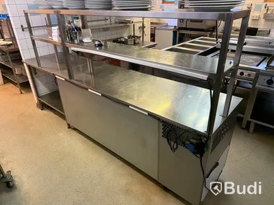 Köksarbetsstation med kylbänk och StayHot lampa, INOX BALTIC, TSK-2019