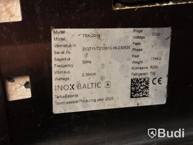 Köksarbetsstation med kylbänk och StayHot lampa, INOX BALTIC, TSK-2019