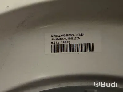 Kombinerad Tvätt/ torkmaskin, Samsung WD95T534CBE/S4
