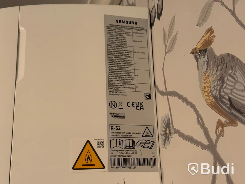 Värmepump/ AC, Samsung WindFree, inomhus- och utomhusdel