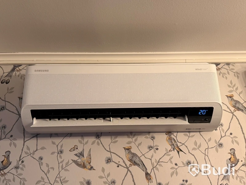 Värmepump/ AC, Samsung WindFree, inomhus- och utomhusdel