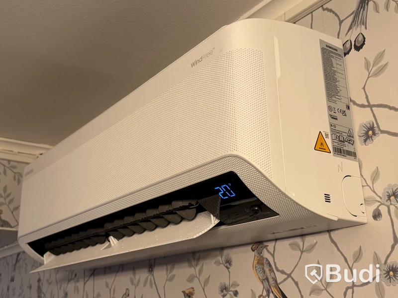 Värmepump/ AC, Samsung WindFree, inomhus- och utomhusdel