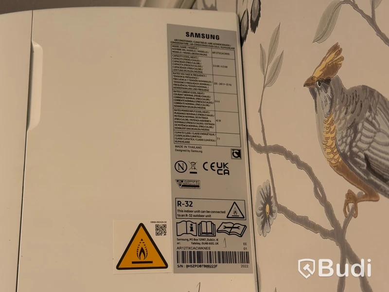 Värmepump/ AC, Samsung WindFree, inomhus- och utomhusdel