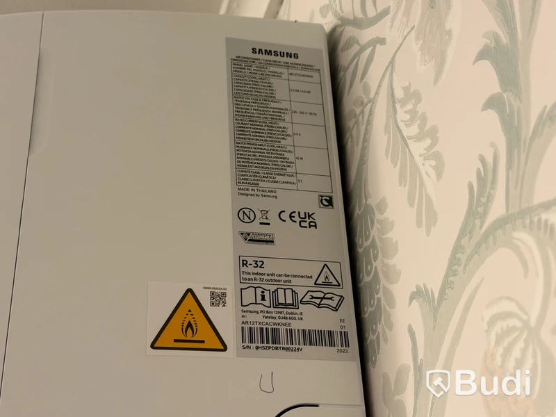 Värmepump/ AC, Samsung WindFree, inomhus- och utomhusdel
