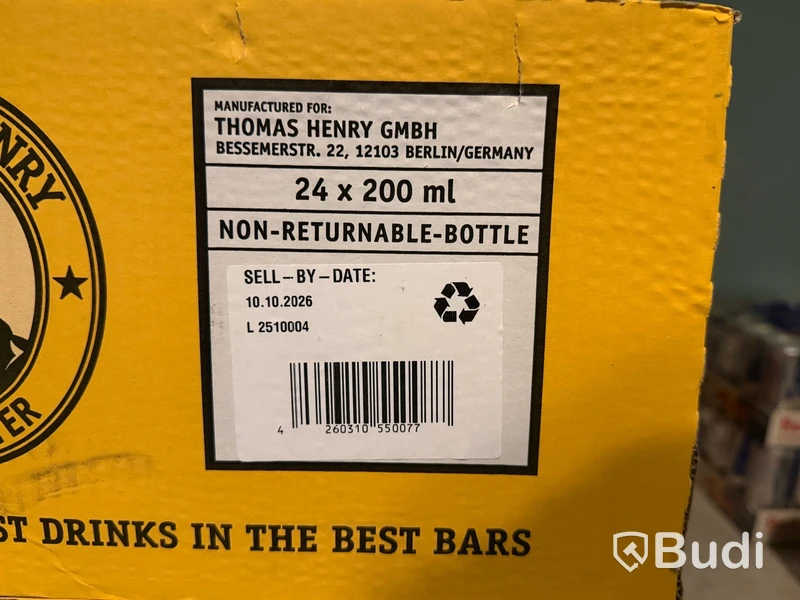 Parti soda/ tonic - Pellegrino & Thomas Henry