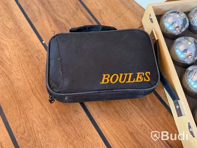 4 st bouleset samt kubbset