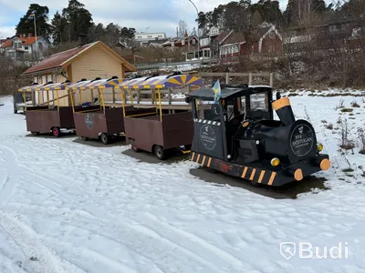 Turisttåg med lok och 3 vagnar
