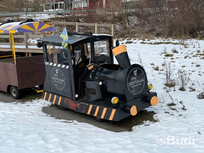 Turisttåg med lok och 3 vagnar