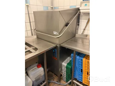 Huvdiskmaskin WD-6C med in- och utmatningsbänk