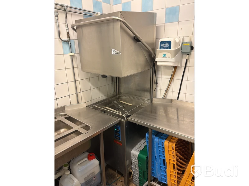 Huvdiskmaskin WD-6C med in- och utmatningsbänk