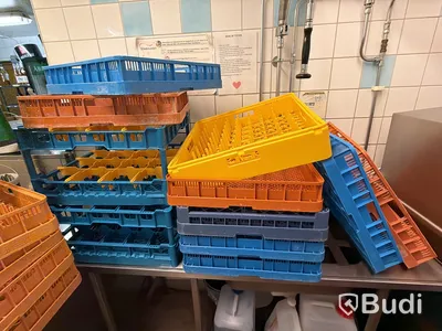 Diskkorgar, 16st samt 4st bestickkorgar