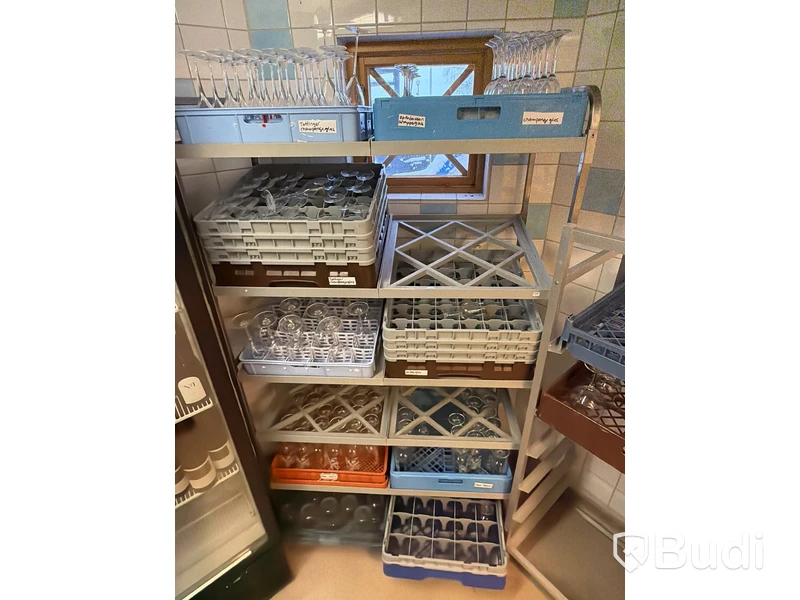 Stort sortiment diverse glas