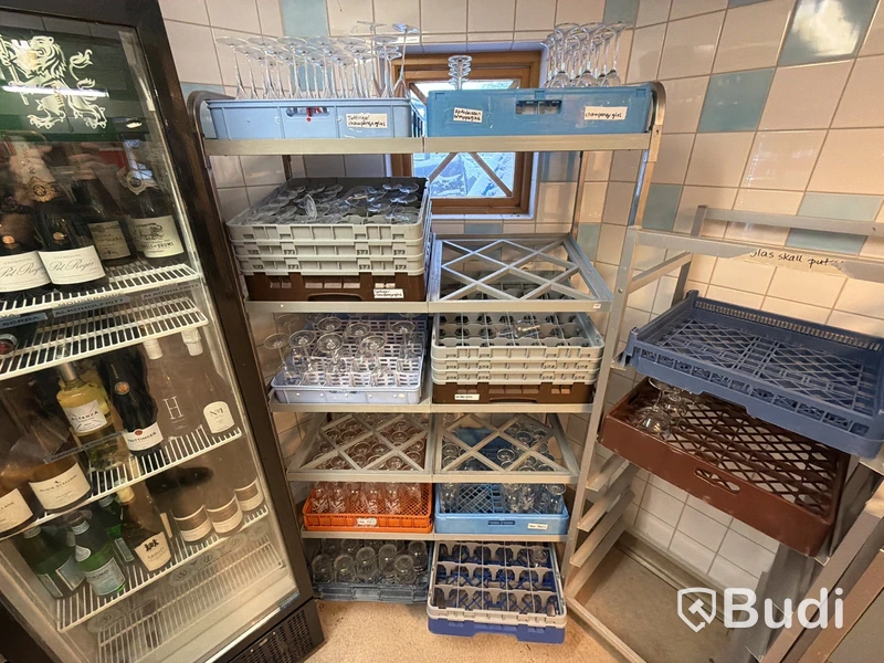 Stort sortiment diverse glas