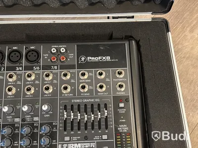 Ljudanläggning - ProFX8-mixer, Dynacord PowerSub 315 samt 2 st Dynacord D12