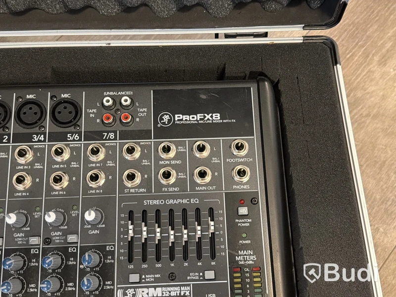 Ljudanläggning - ProFX8-mixer, Dynacord PowerSub 315 samt 2 st Dynacord D12