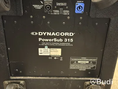 Ljudanläggning - ProFX8-mixer, Dynacord PowerSub 315 samt 2 st Dynacord D12
