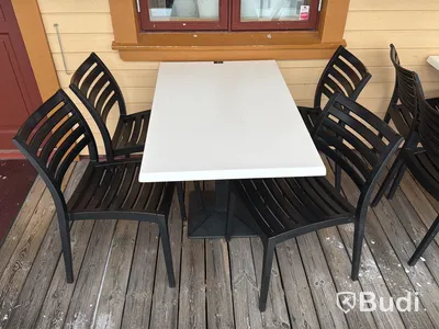 Möbler för uteservering - 4 st bord samt 16 st stolar