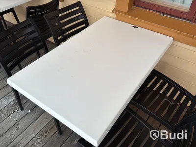 Möbler för uteservering - 4 st bord samt 16 st stolar