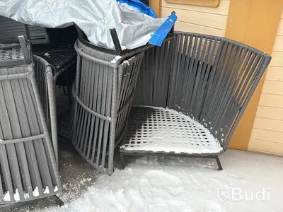 Loungemöbler för uteservering, 3 st