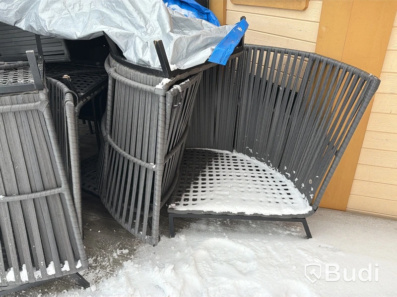 Loungemöbler för uteservering, 3 st